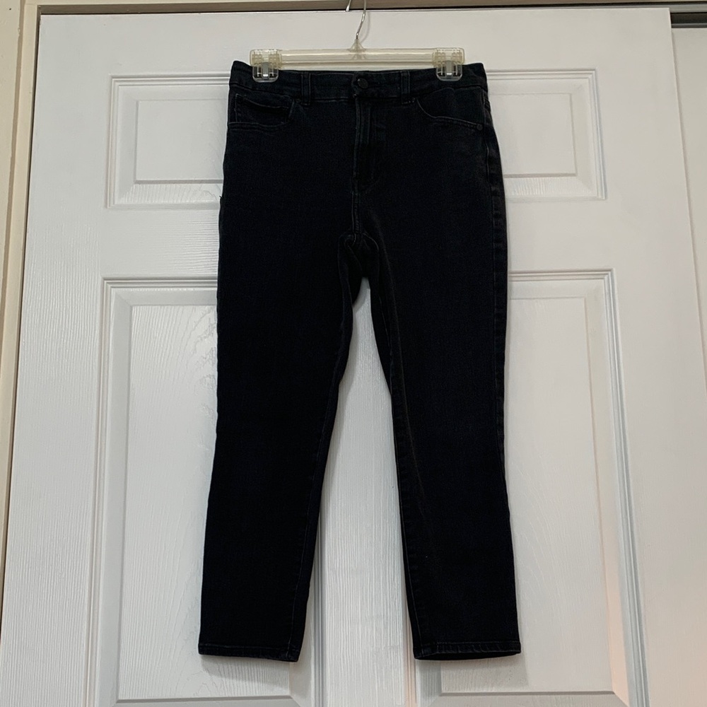 Express Skinny High Rise Black Jeans Normcore Classic Stretch Denim